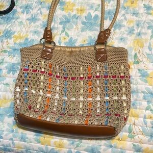 Croft&Barrow slightly used weaved purse